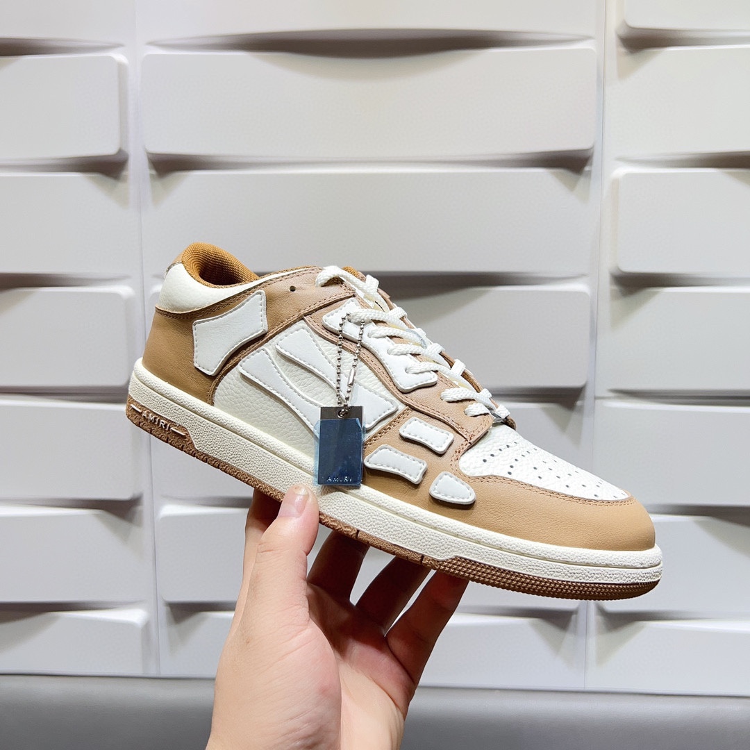 AMIRI SKELETON LOW-SKEL TOP SNEAKERS