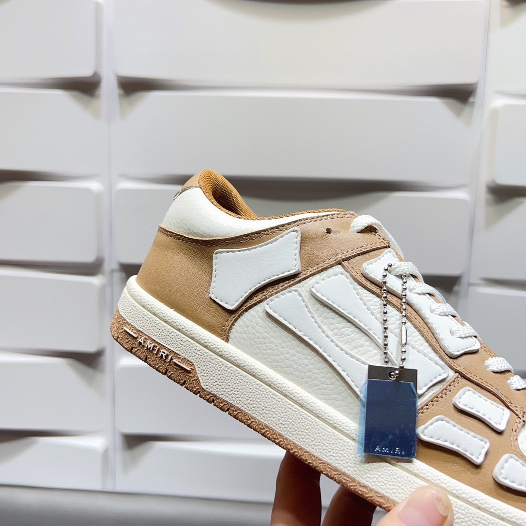 AMIRI SKELETON LOW-SKEL TOP SNEAKERS