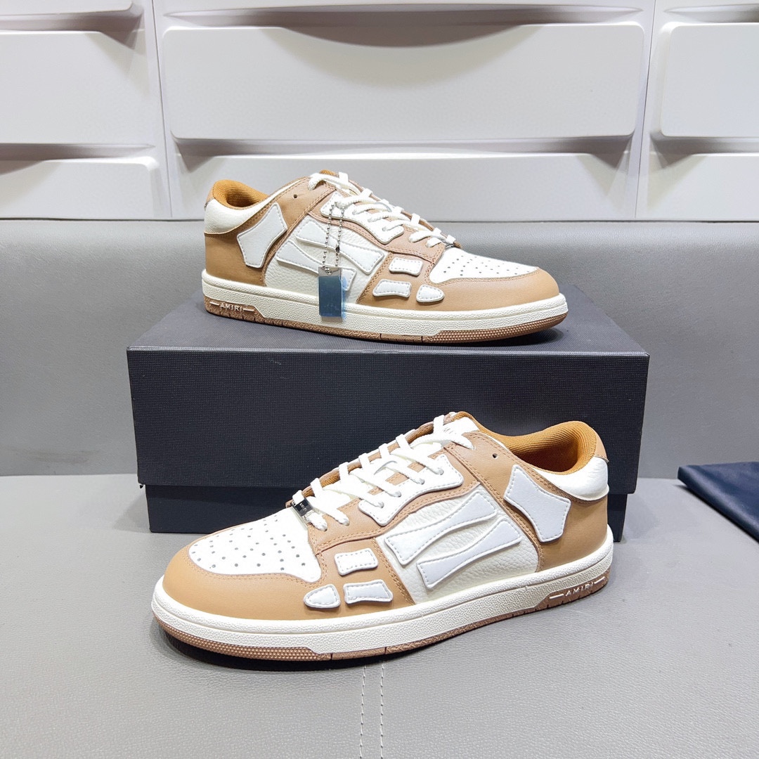 AMIRI SKELETON LOW-SKEL TOP SNEAKERS