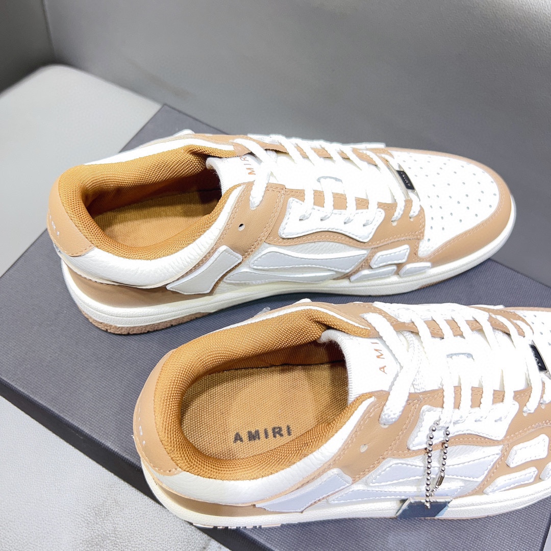 AMIRI SKELETON LOW-SKEL TOP SNEAKERS