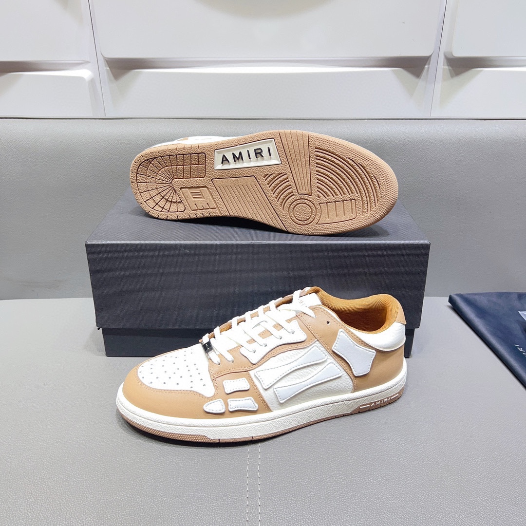 AMIRI SKELETON LOW-SKEL TOP SNEAKERS