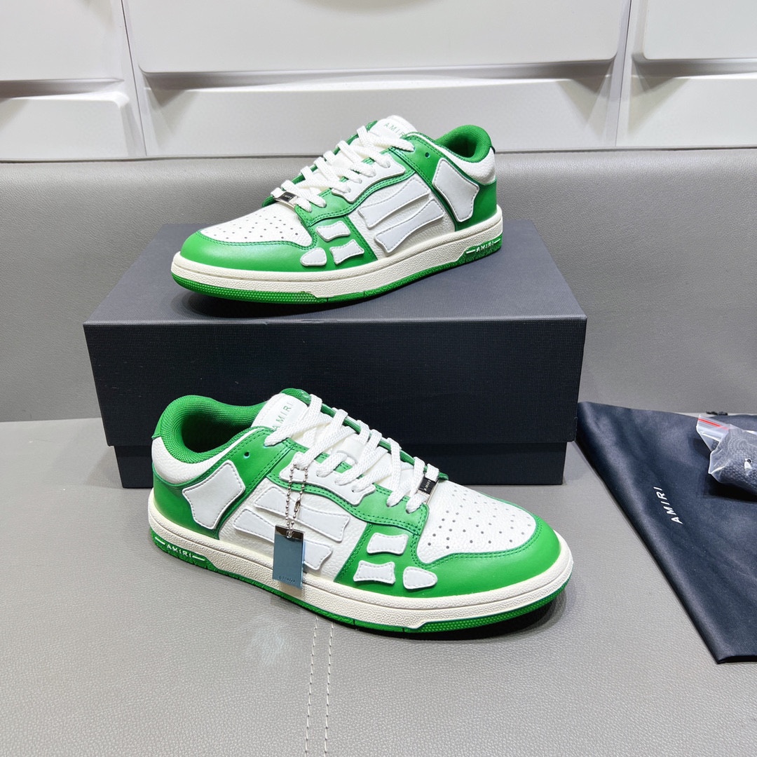 AMIRI SKELETON LOW-SKEL TOP SNEAKERS
