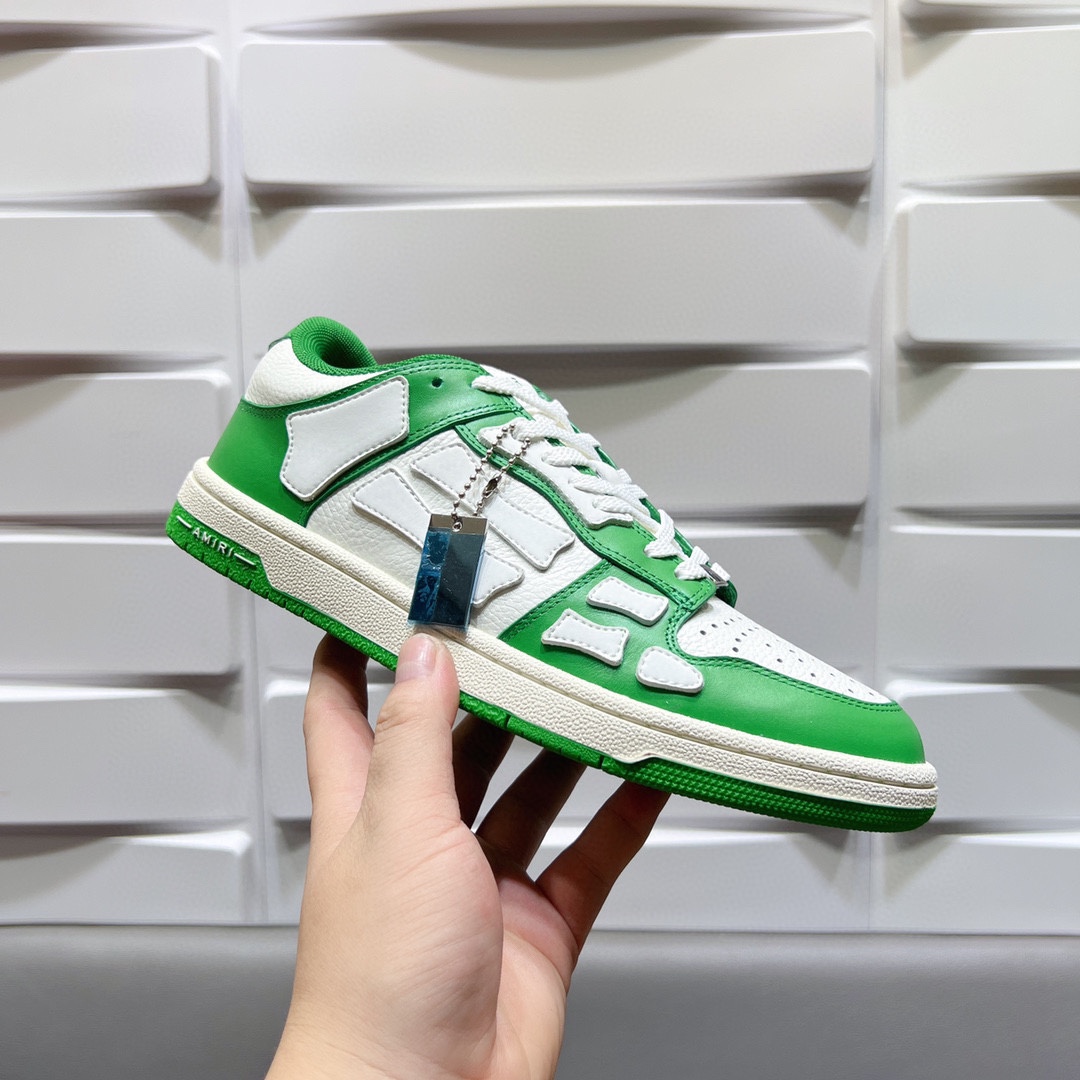 AMIRI SKELETON LOW-SKEL TOP SNEAKERS