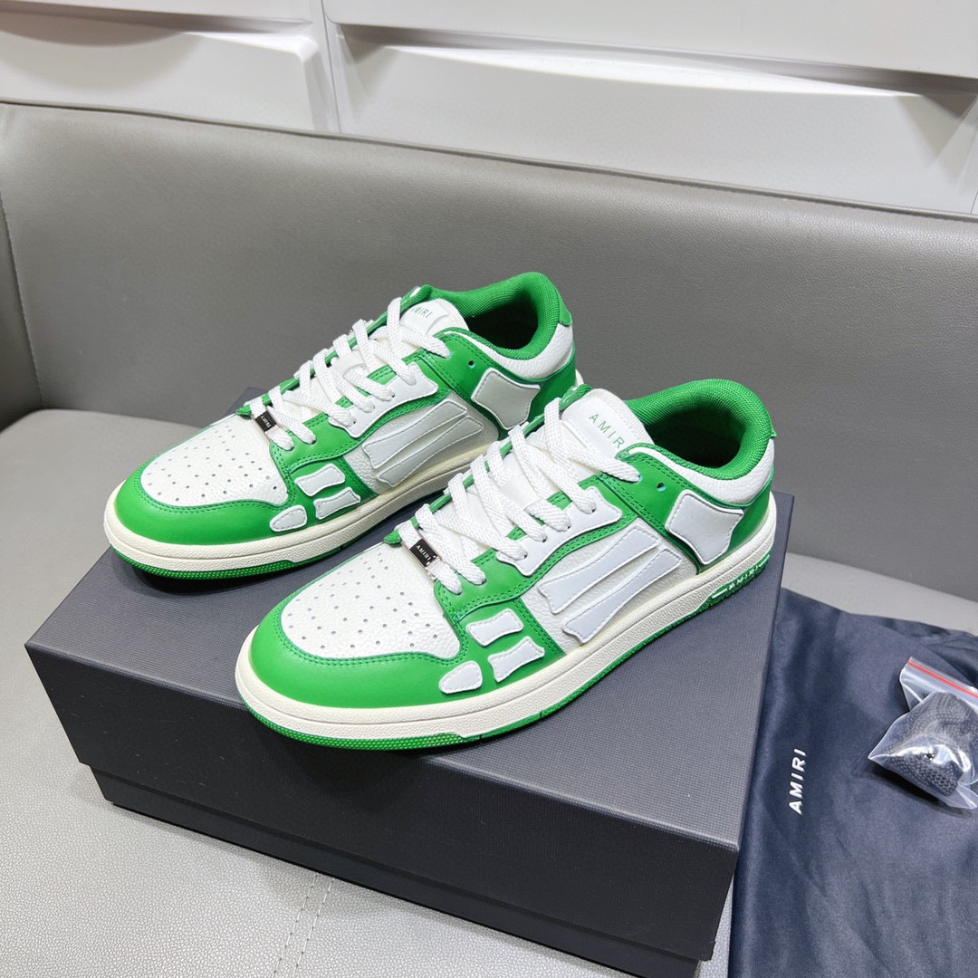 AMIRI SKELETON LOW-SKEL TOP SNEAKERS