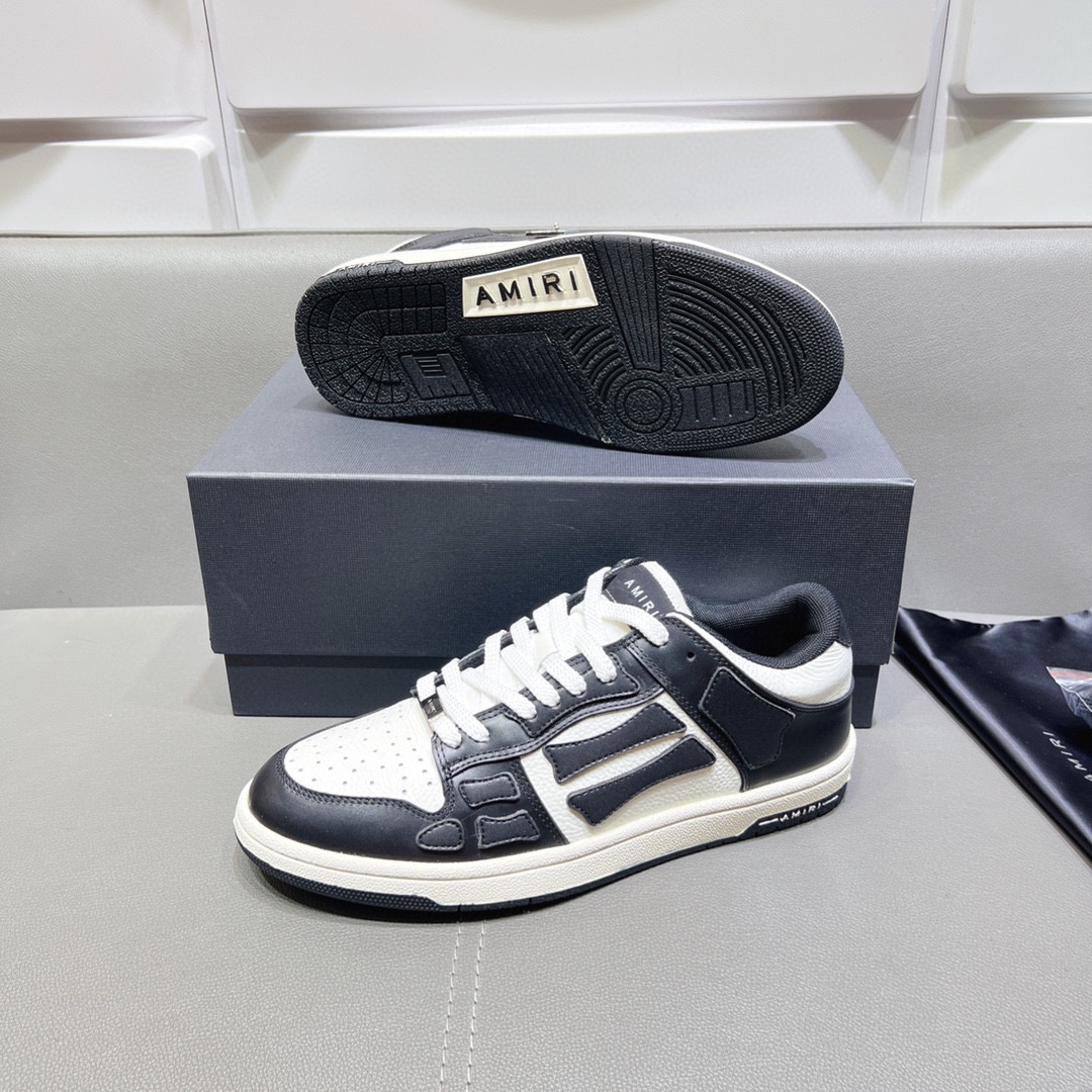 AMIRI SKELETON LOW-SKEL TOP SNEAKERS