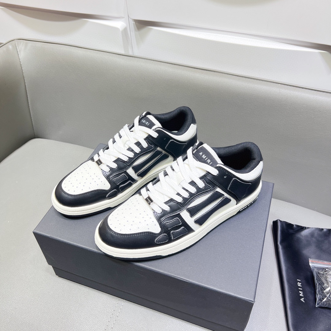 AMIRI SKELETON LOW-SKEL TOP SNEAKERS