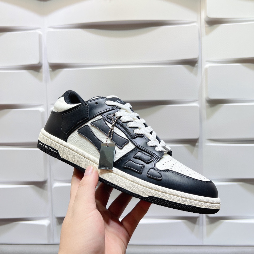 AMIRI SKELETON LOW-SKEL TOP SNEAKERS
