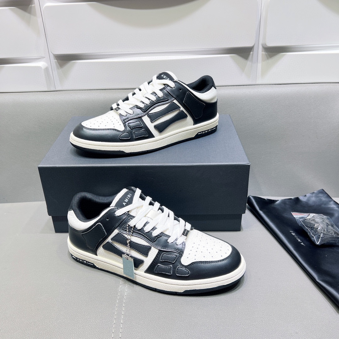 AMIRI SKELETON LOW-SKEL TOP SNEAKERS