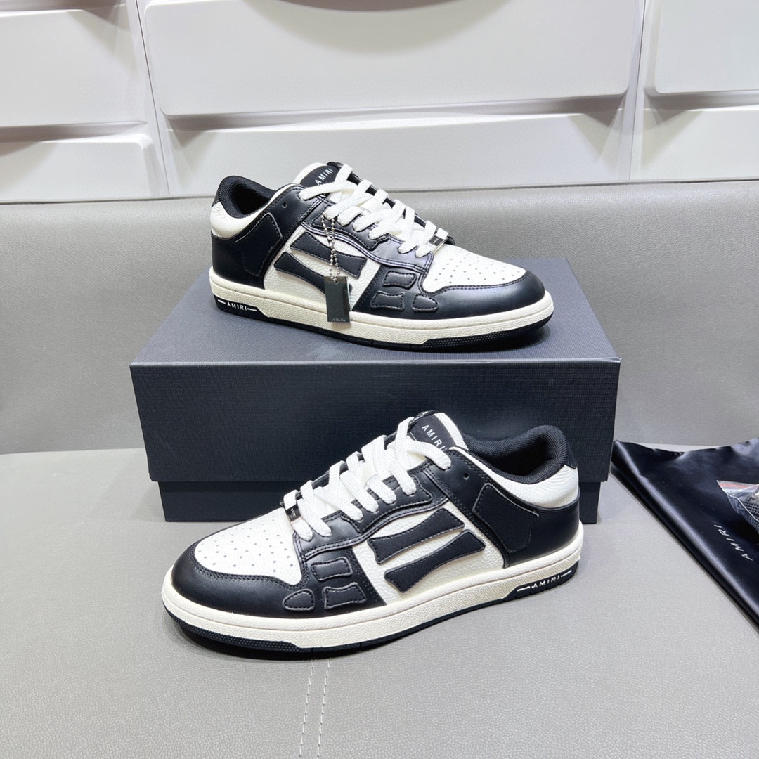 AMIRI SKELETON LOW-SKEL TOP SNEAKERS