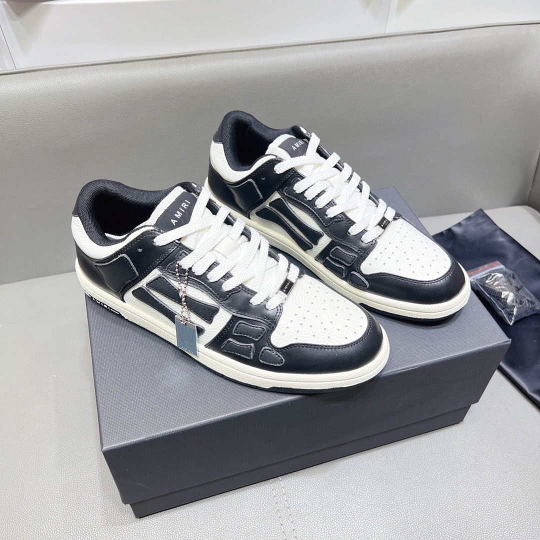 AMIRI SKELETON LOW-SKEL TOP SNEAKERS