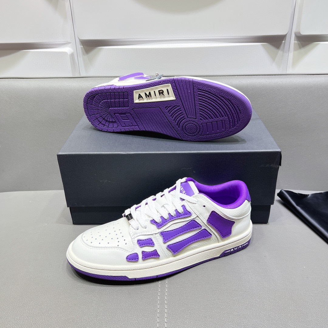 AMIRI SKELETON LOW-SKEL TOP SNEAKERS