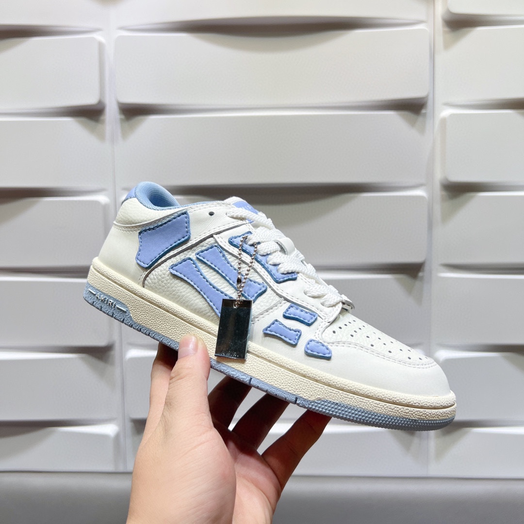 AMIRI SKELETON LOW-SKEL TOP SNEAKERS