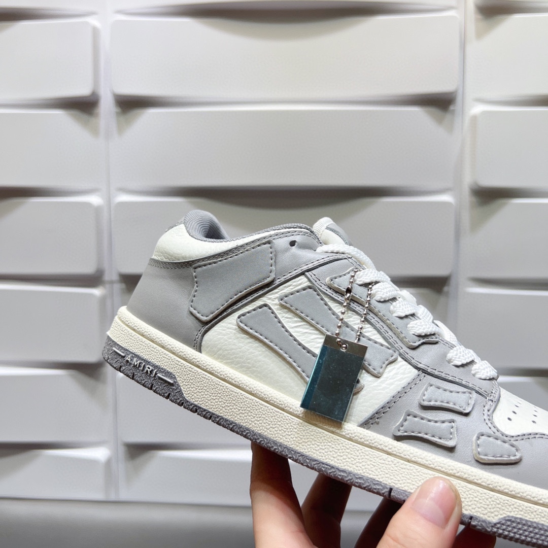 AMIRI SKELETON LOW-SKEL TOP SNEAKERS