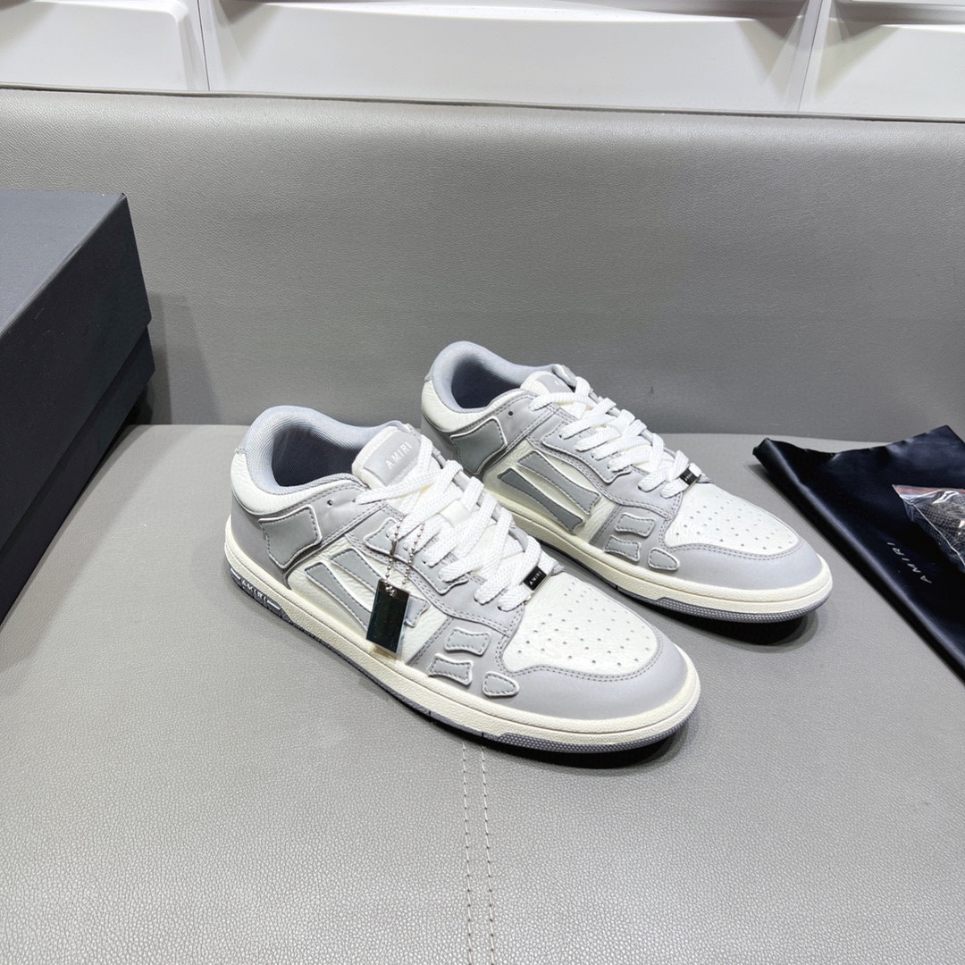 AMIRI SKELETON LOW-SKEL TOP SNEAKERS
