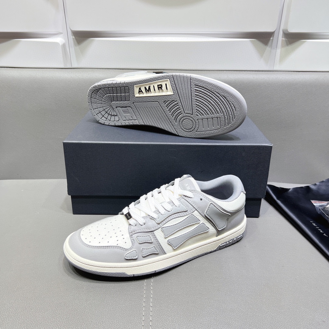 AMIRI SKELETON LOW-SKEL TOP SNEAKERS