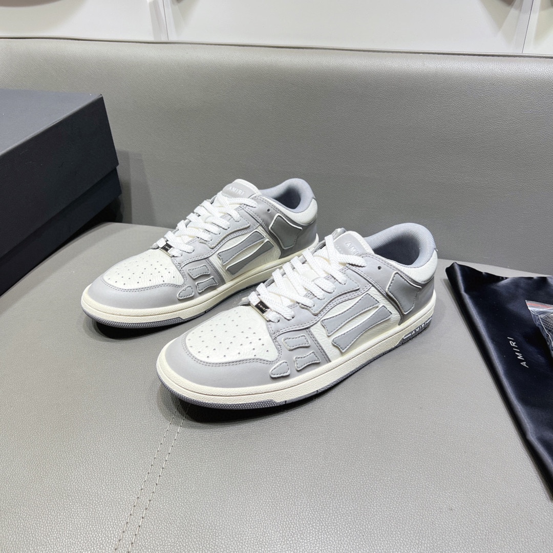 AMIRI SKELETON LOW-SKEL TOP SNEAKERS