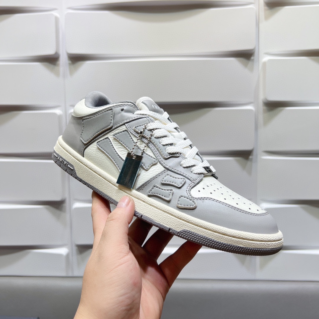 AMIRI SKELETON LOW-SKEL TOP SNEAKERS