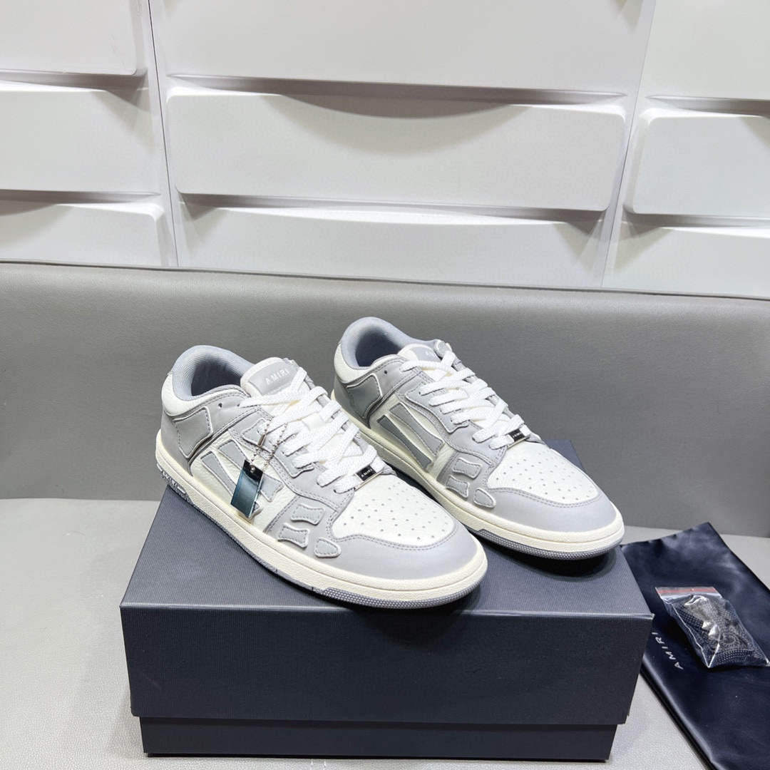 AMIRI SKELETON LOW-SKEL TOP SNEAKERS