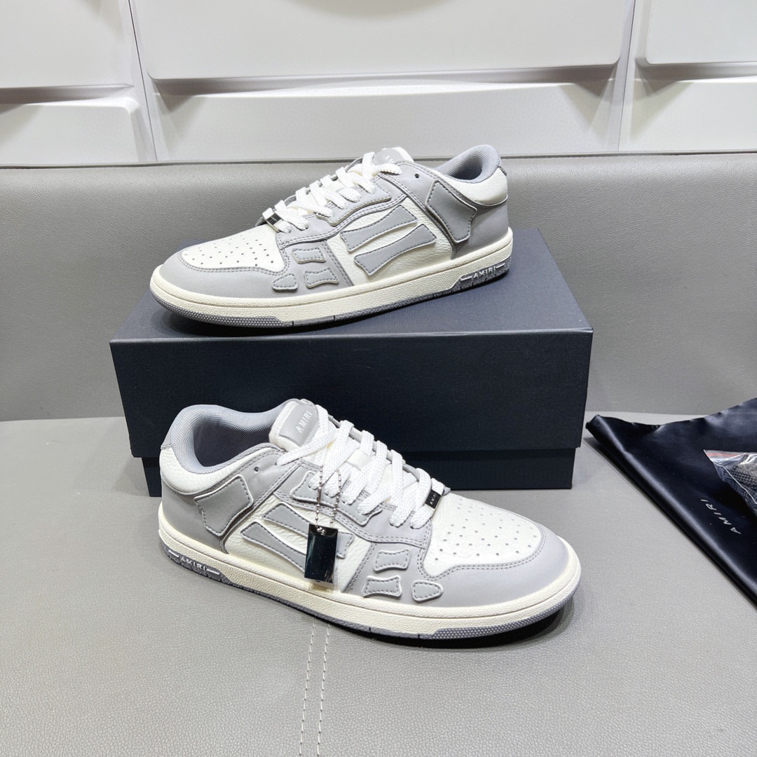 AMIRI SKELETON LOW-SKEL TOP SNEAKERS
