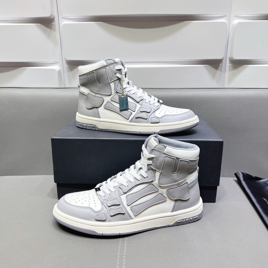 AMIRI SKELETON HIGH-SKEL TOP SNEAKERS