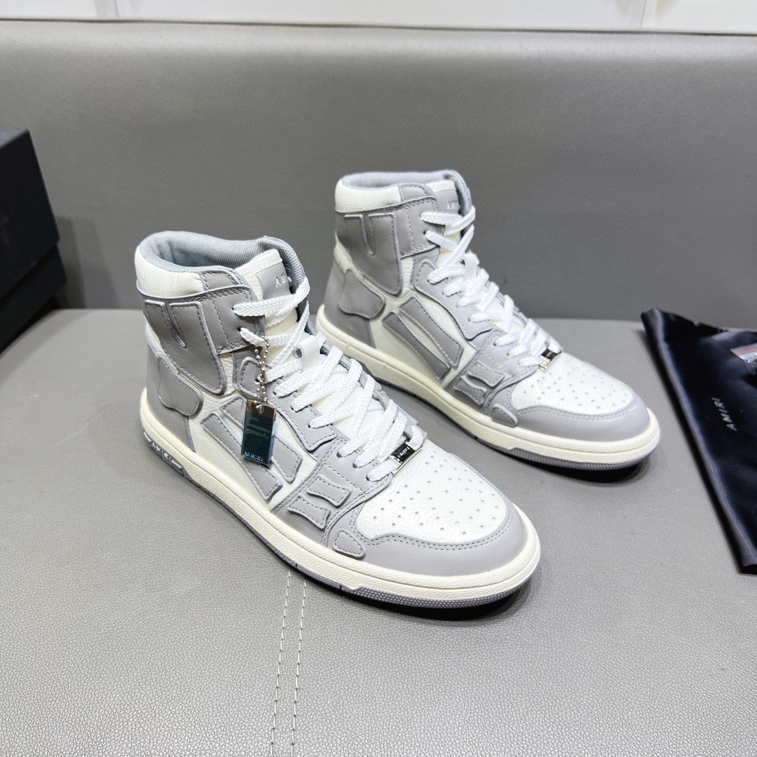 AMIRI SKELETON HIGH-SKEL TOP SNEAKERS