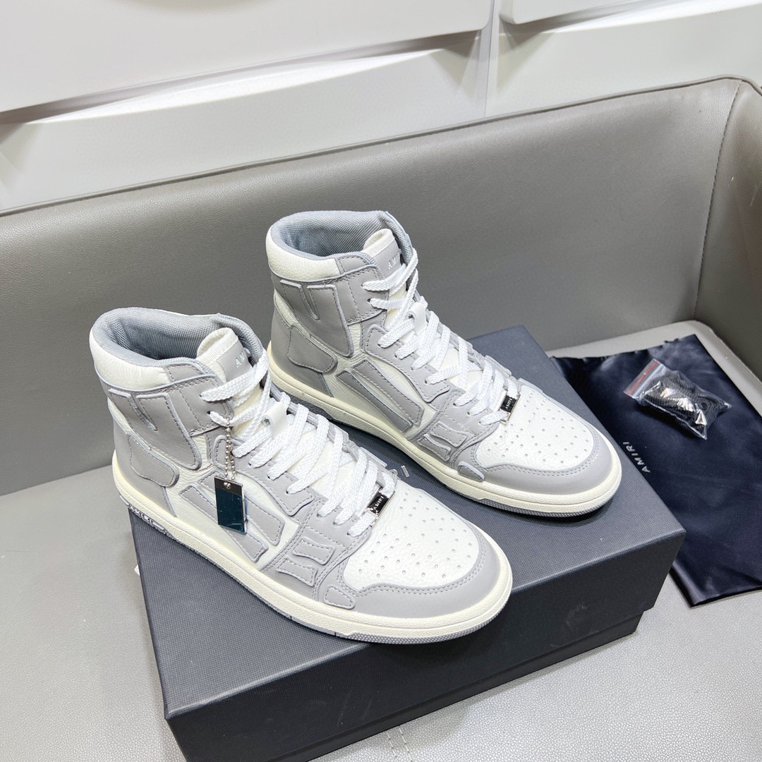 AMIRI SKELETON HIGH-SKEL TOP SNEAKERS