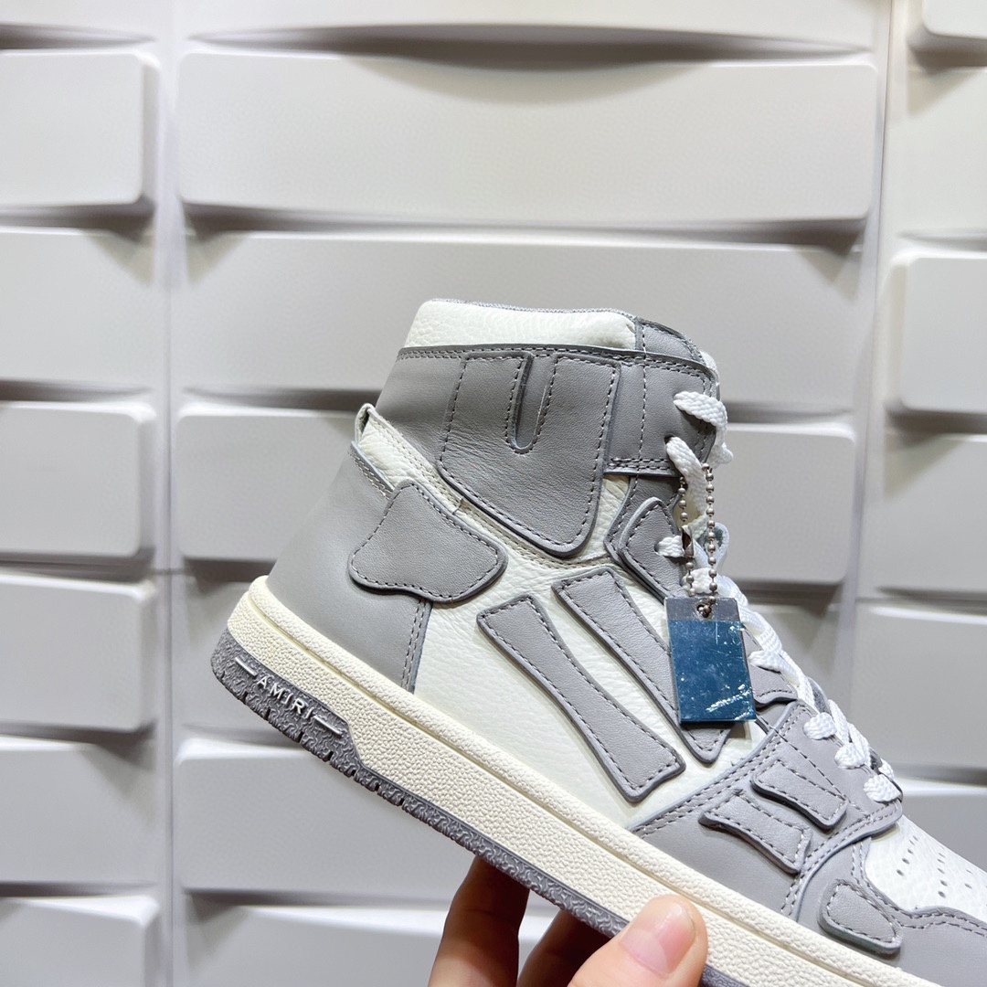 AMIRI SKELETON HIGH-SKEL TOP SNEAKERS