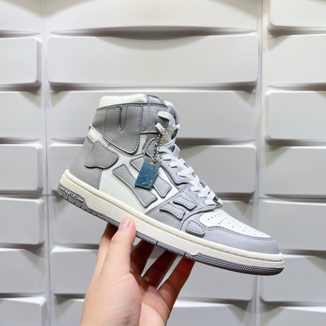 AMIRI SKELETON HIGH-SKEL TOP SNEAKERS