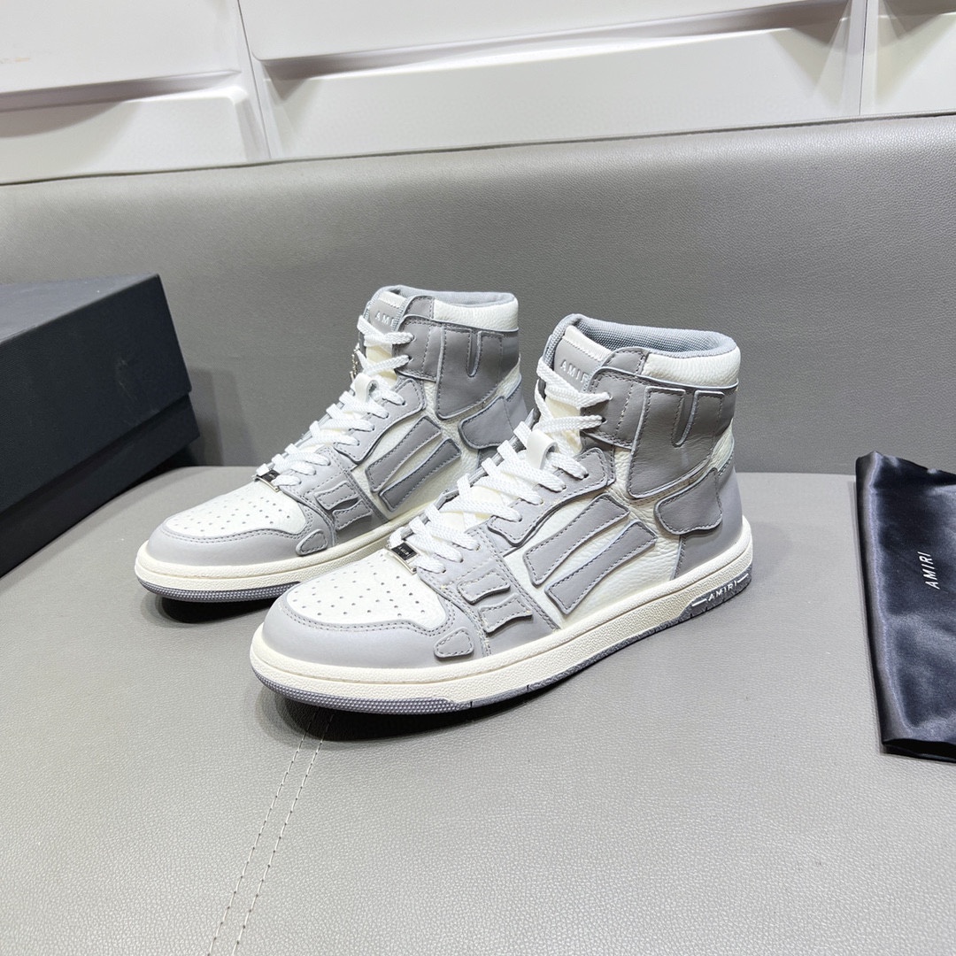AMIRI SKELETON HIGH-SKEL TOP SNEAKERS