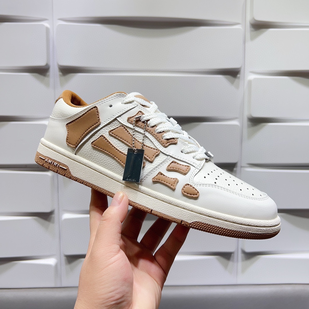 AMIRI SKELETON LOW-SKEL TOP SNEAKERS