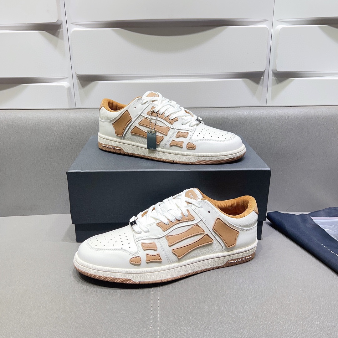 AMIRI SKELETON LOW-SKEL TOP SNEAKERS