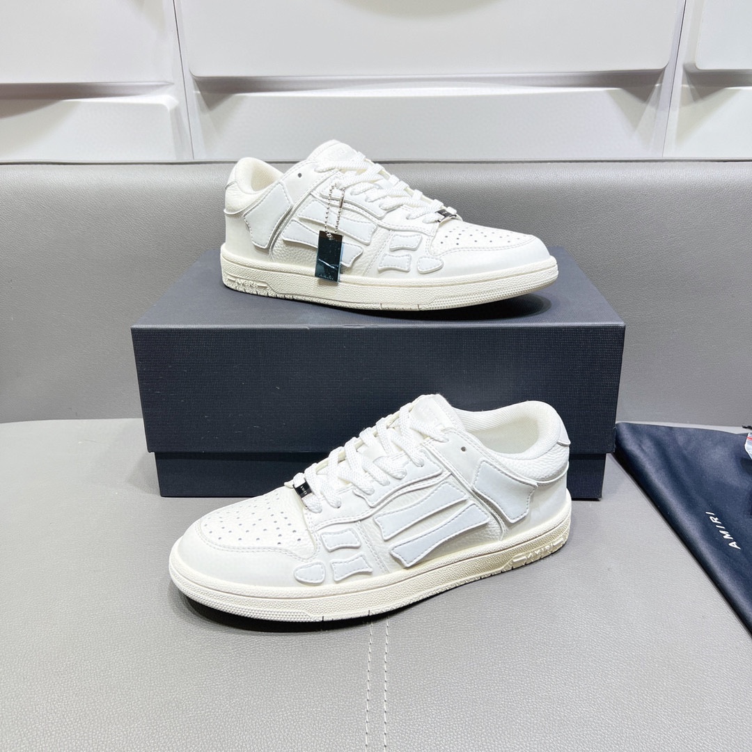AMIRI SKELETON LOW-SKEL TOP SNEAKERS