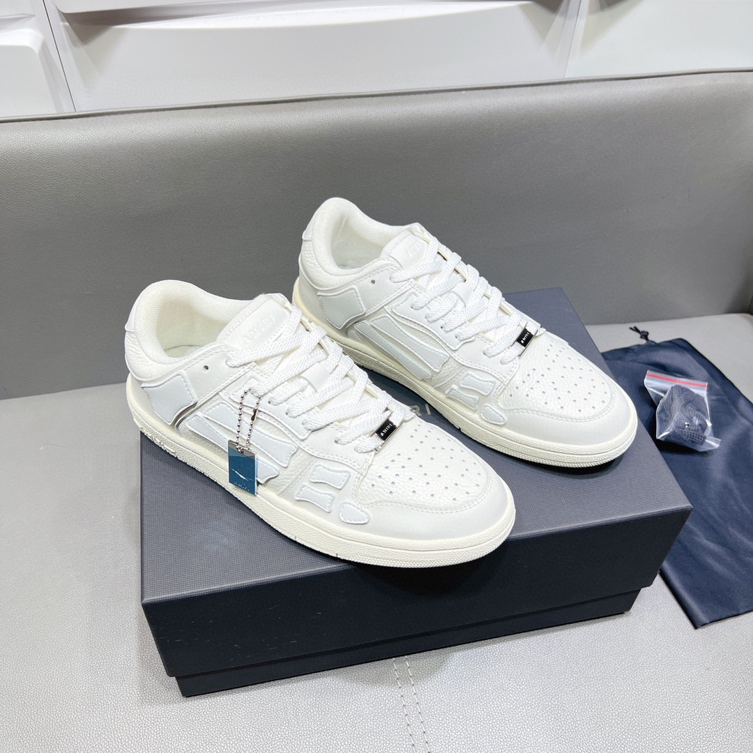 AMIRI SKELETON LOW-SKEL TOP SNEAKERS