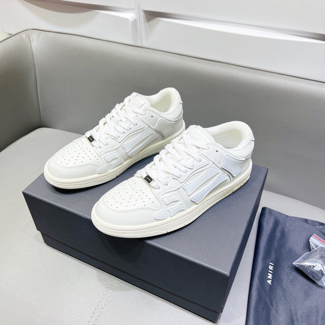 AMIRI SKELETON LOW-SKEL TOP SNEAKERS