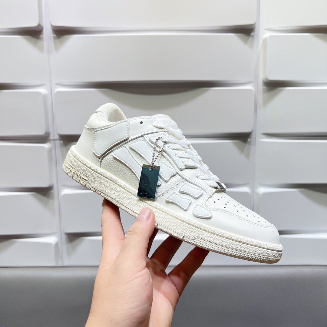 AMIRI SKELETON LOW-SKEL TOP SNEAKERS