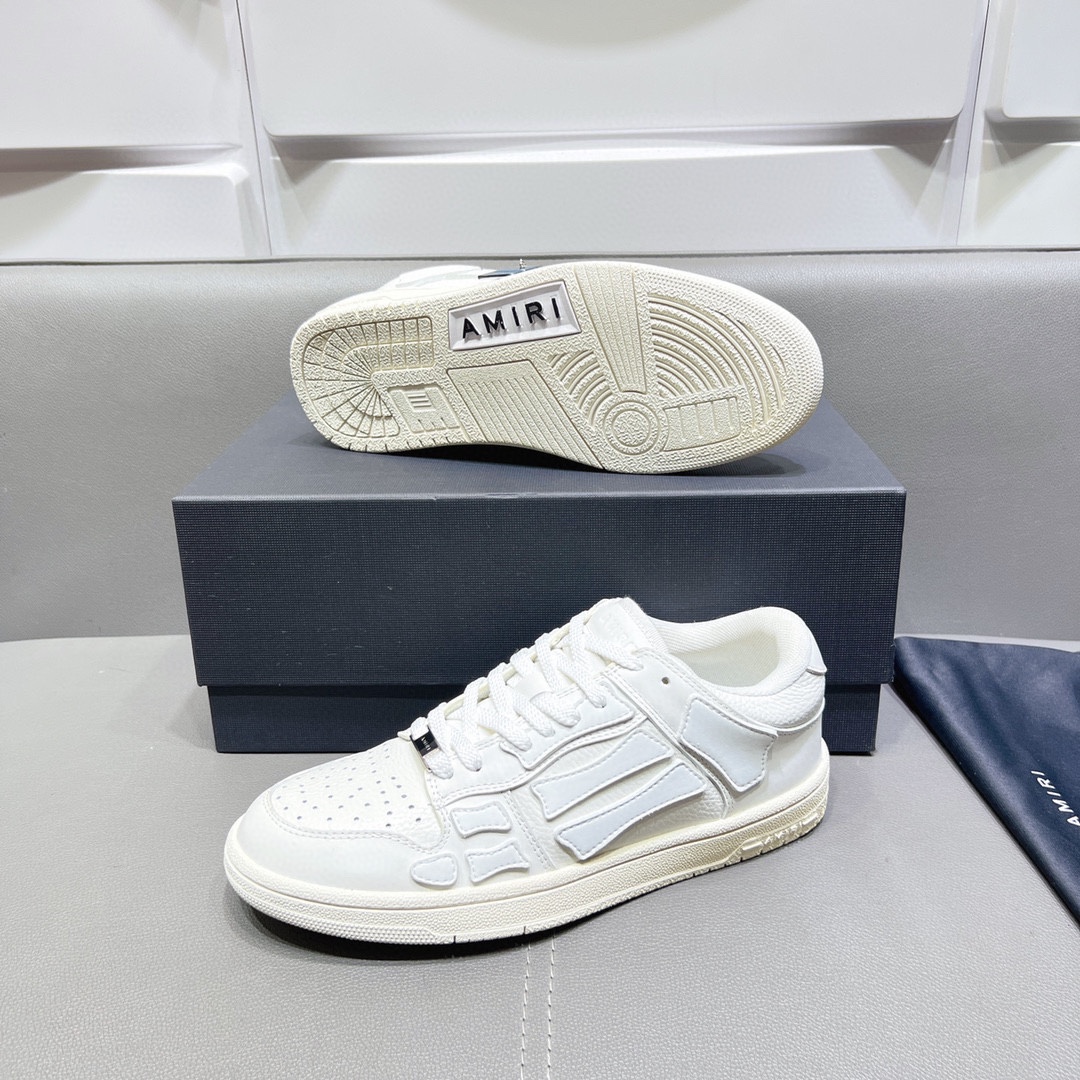 AMIRI SKELETON LOW-SKEL TOP SNEAKERS