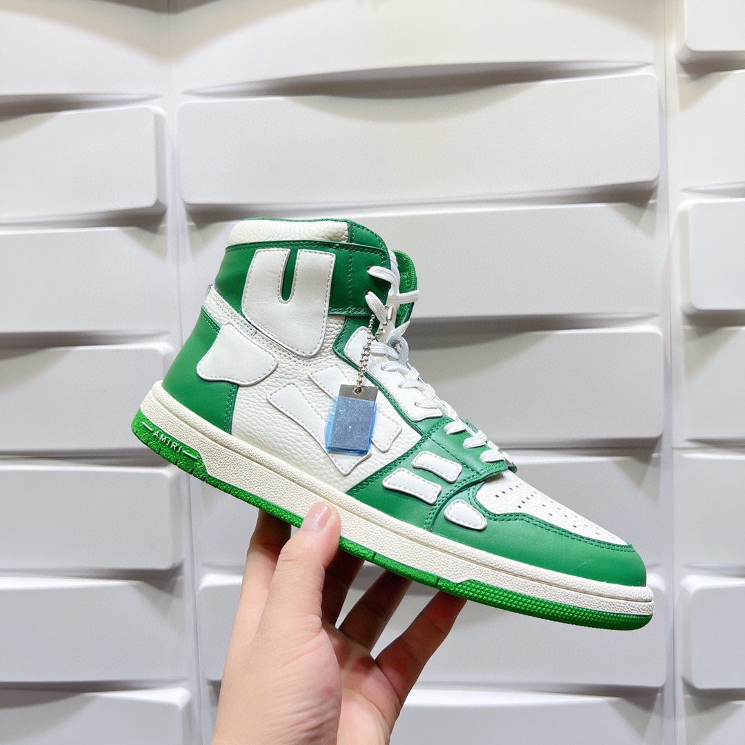 AMIRI SKELETON HIGH-SKEL TOP SNEAKERS