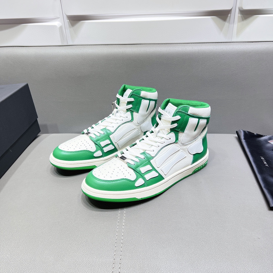 AMIRI SKELETON HIGH-SKEL TOP SNEAKERS