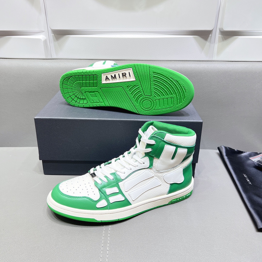 AMIRI SKELETON HIGH-SKEL TOP SNEAKERS
