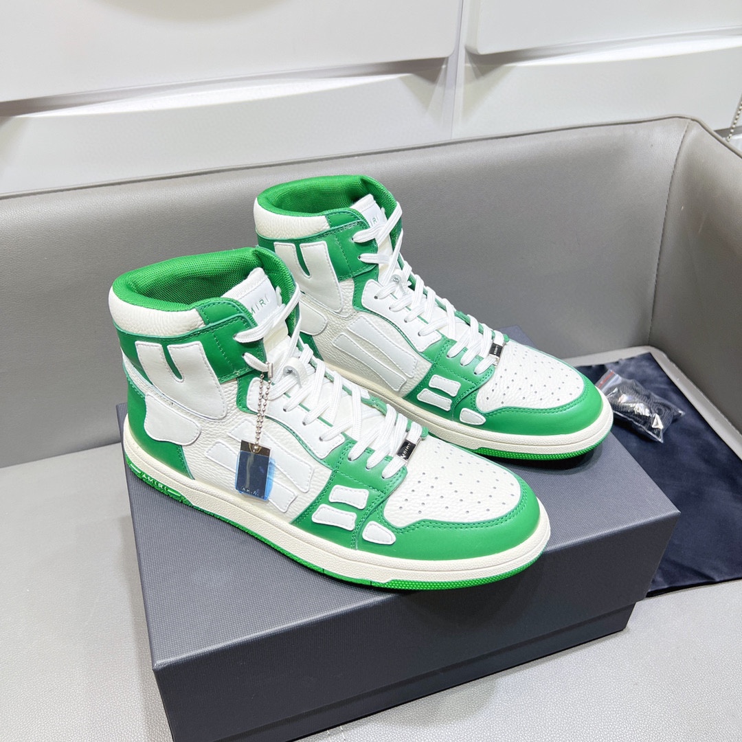 AMIRI SKELETON HIGH-SKEL TOP SNEAKERS