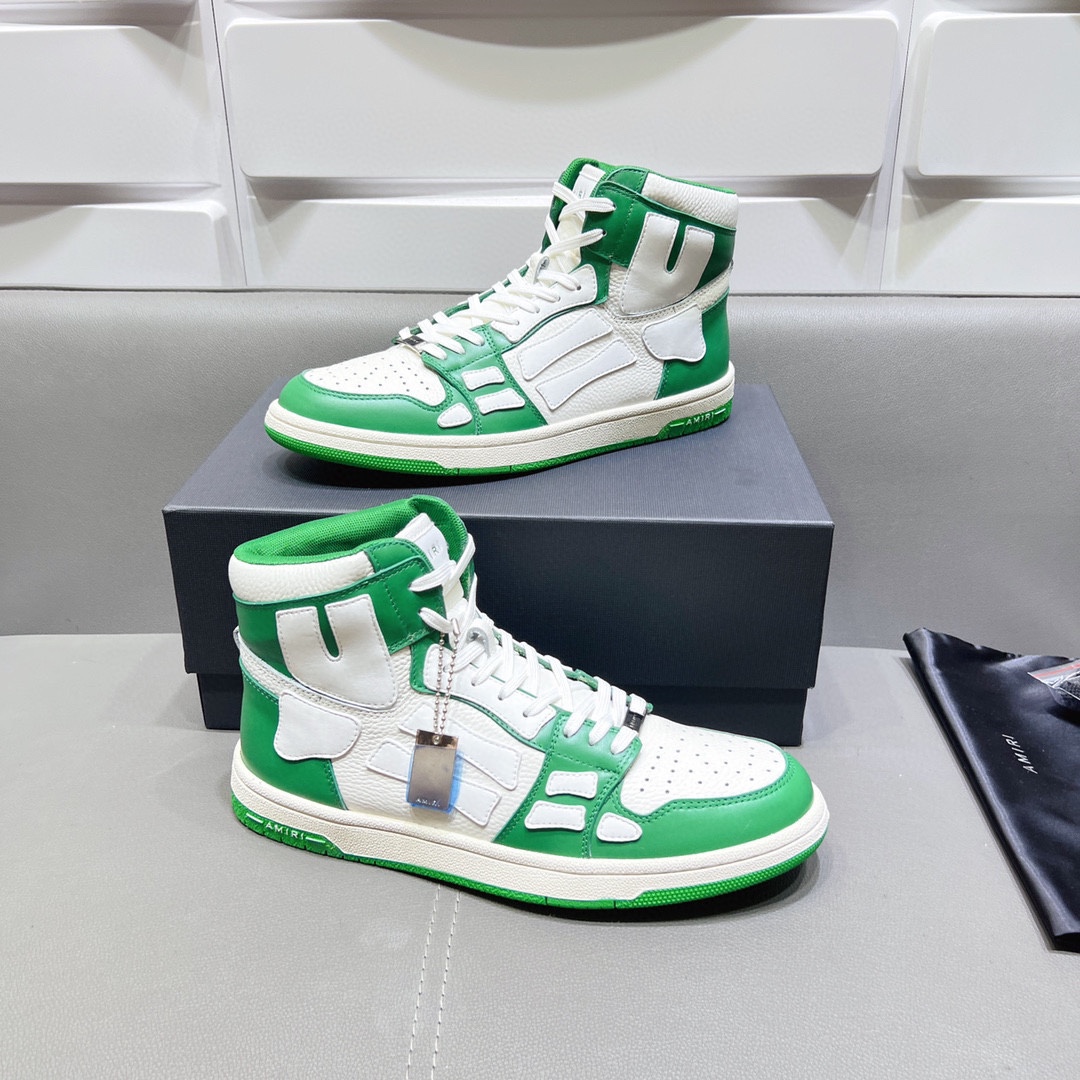 AMIRI SKELETON HIGH-SKEL TOP SNEAKERS