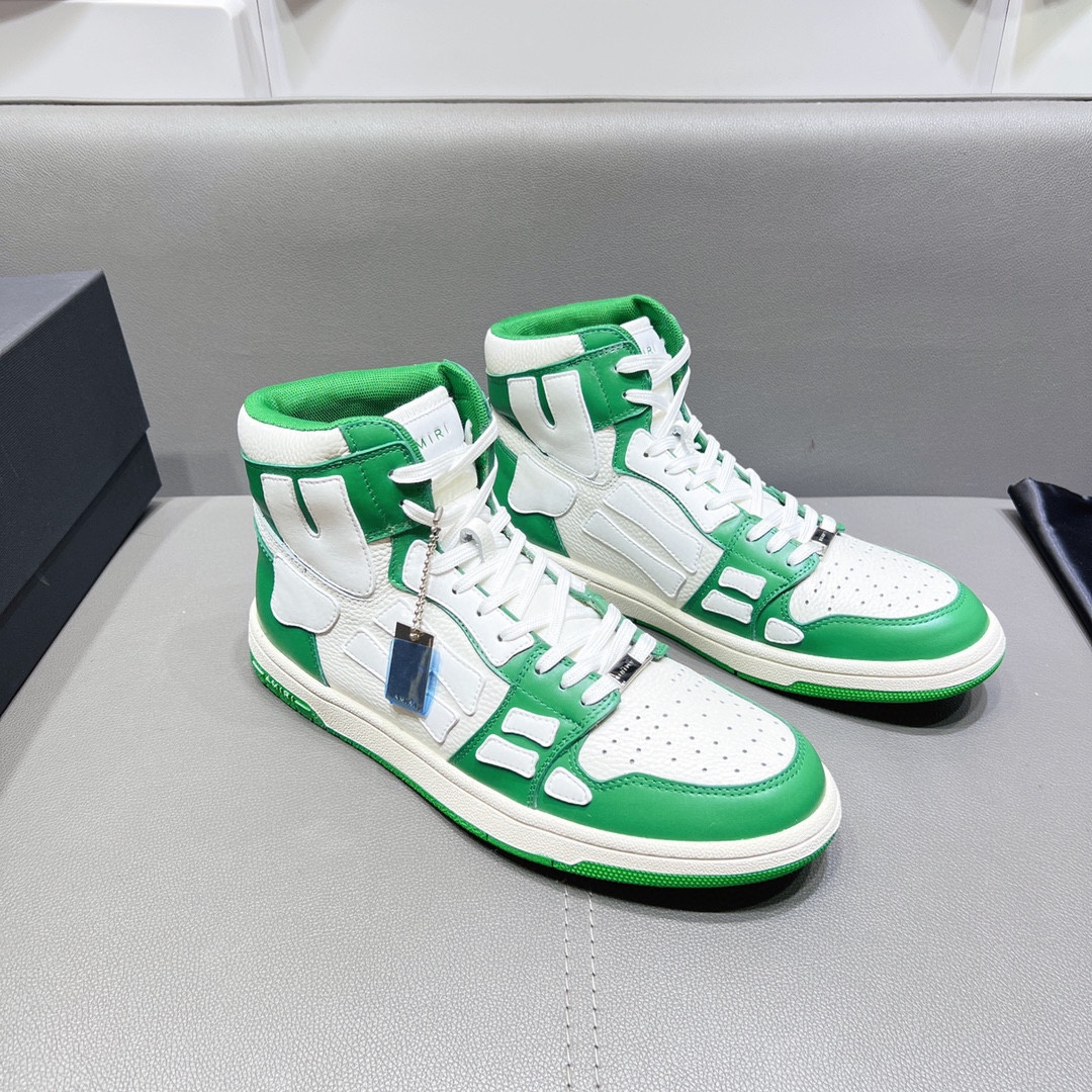 AMIRI SKELETON HIGH-SKEL TOP SNEAKERS