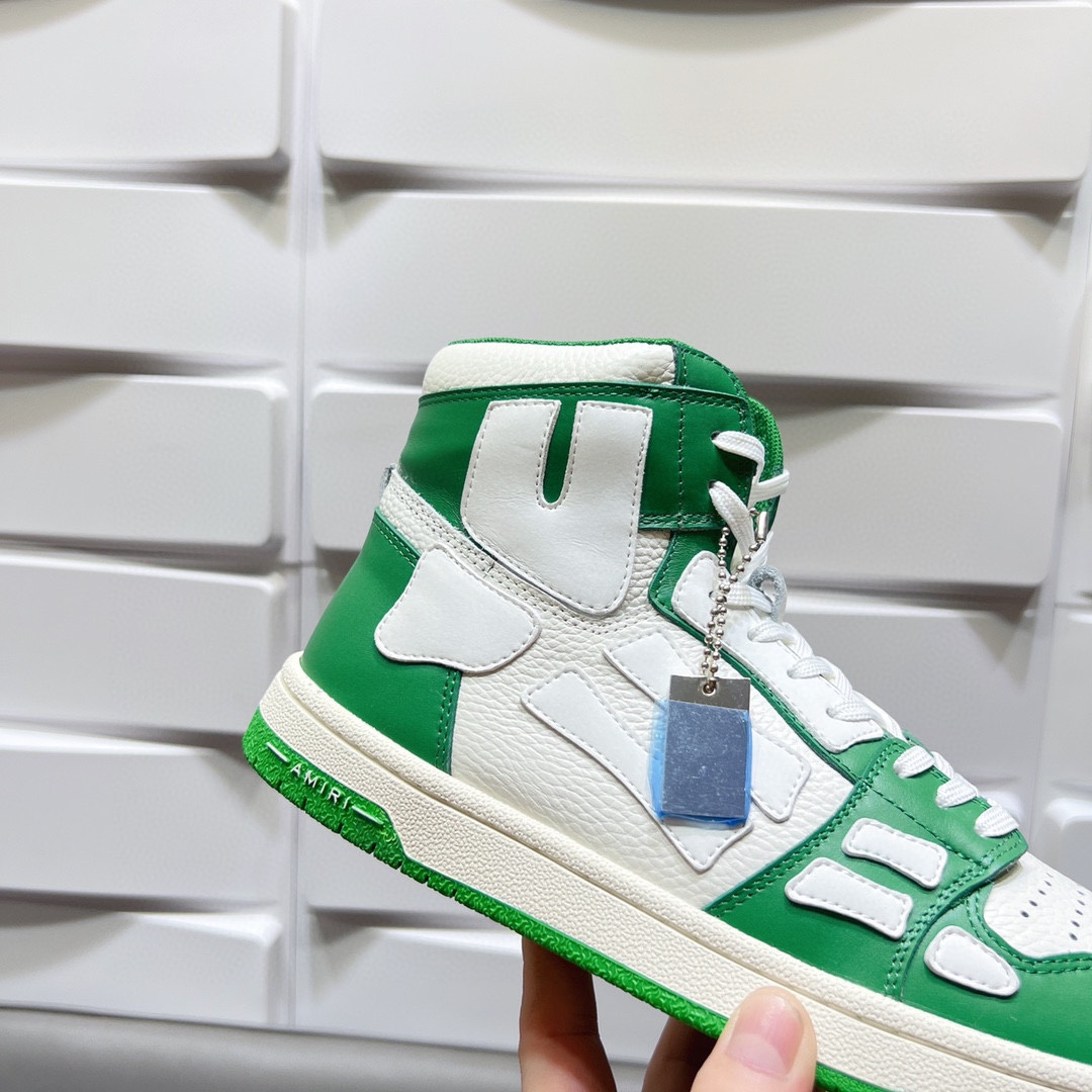 AMIRI SKELETON HIGH-SKEL TOP SNEAKERS