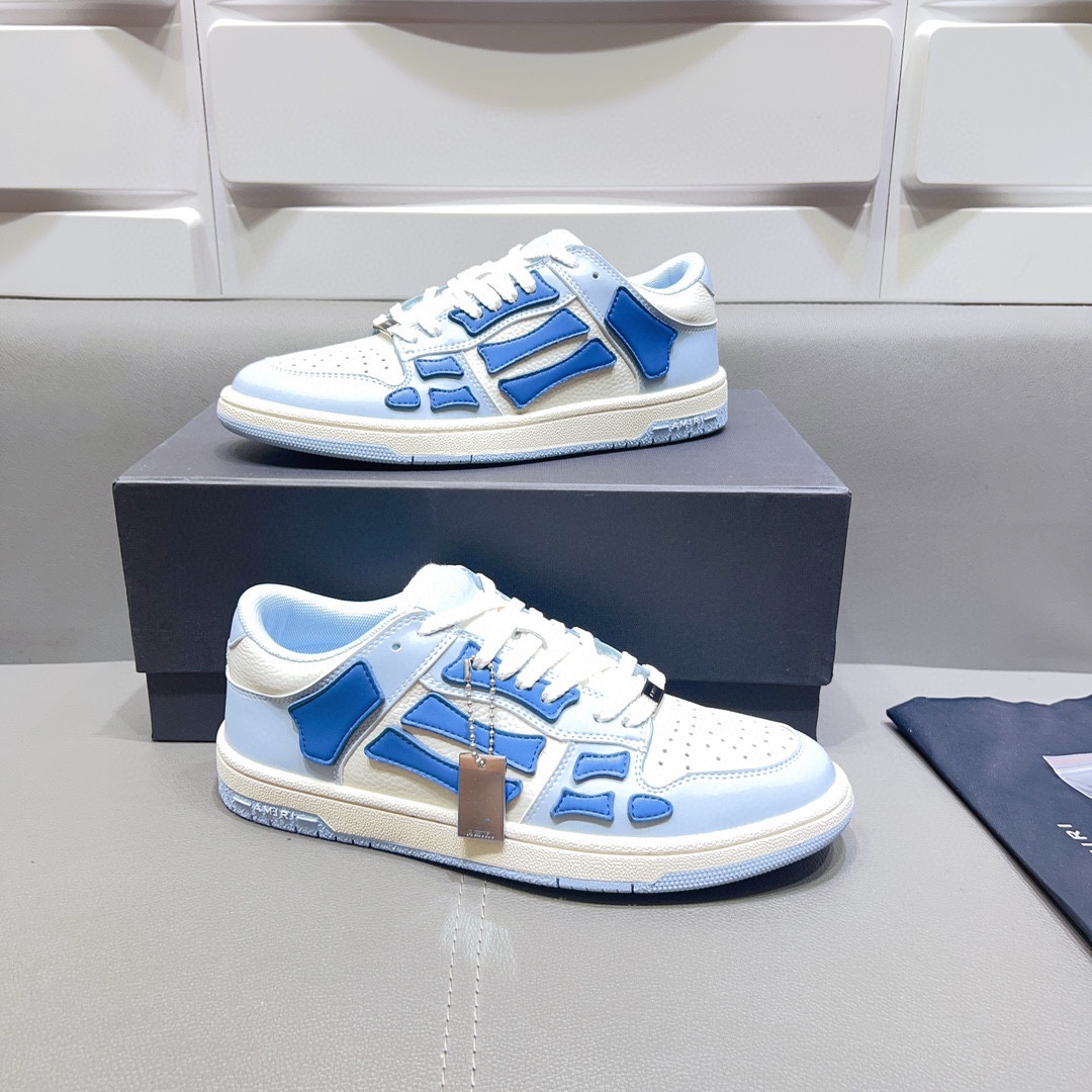 AMIRI SKELETON LOW-SKEL TOP SNEAKERS