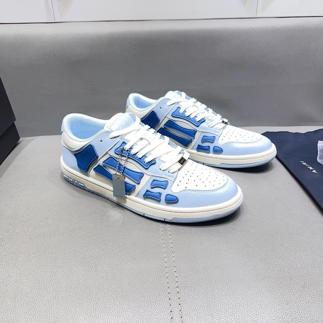 AMIRI SKELETON LOW-SKEL TOP SNEAKERS