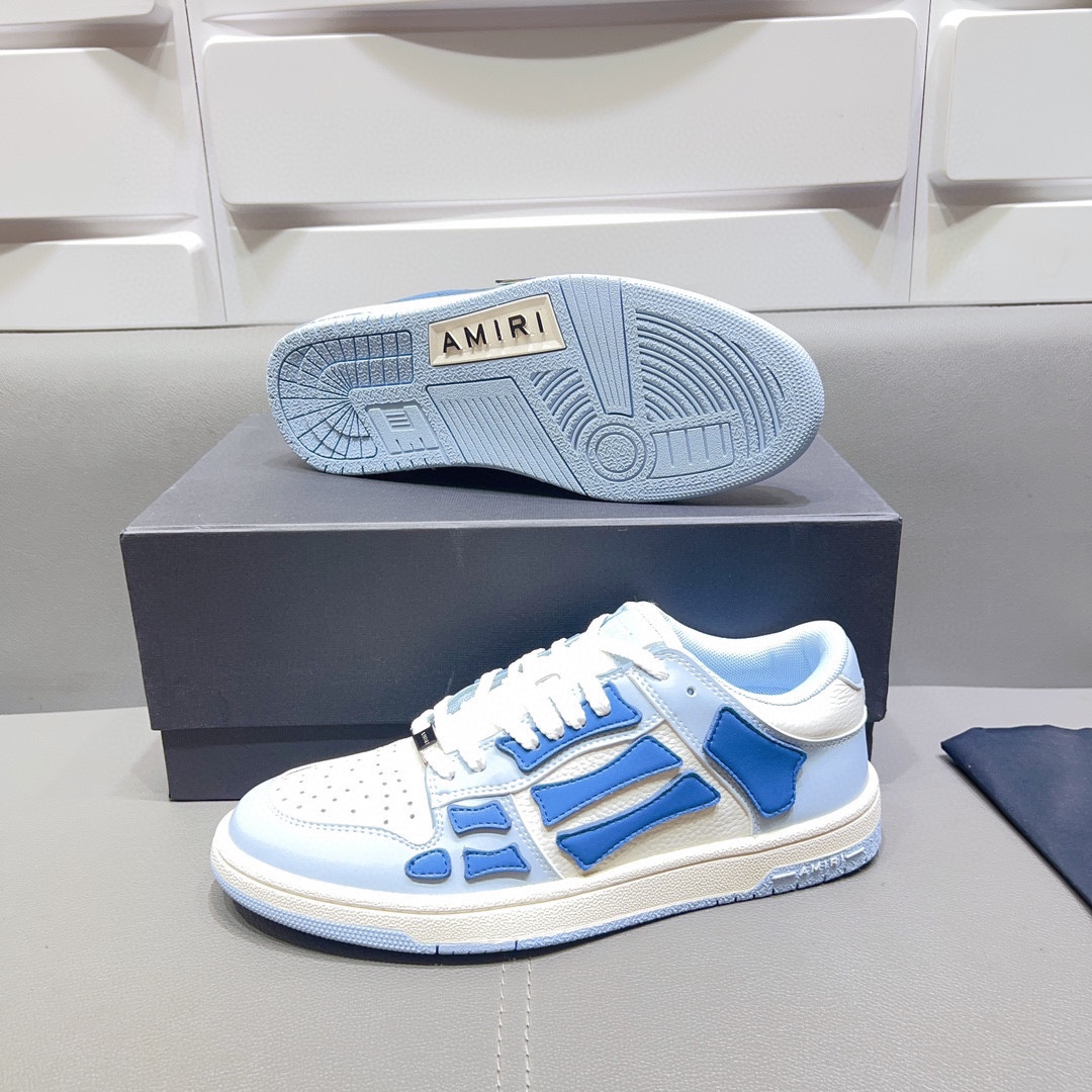 AMIRI SKELETON LOW-SKEL TOP SNEAKERS