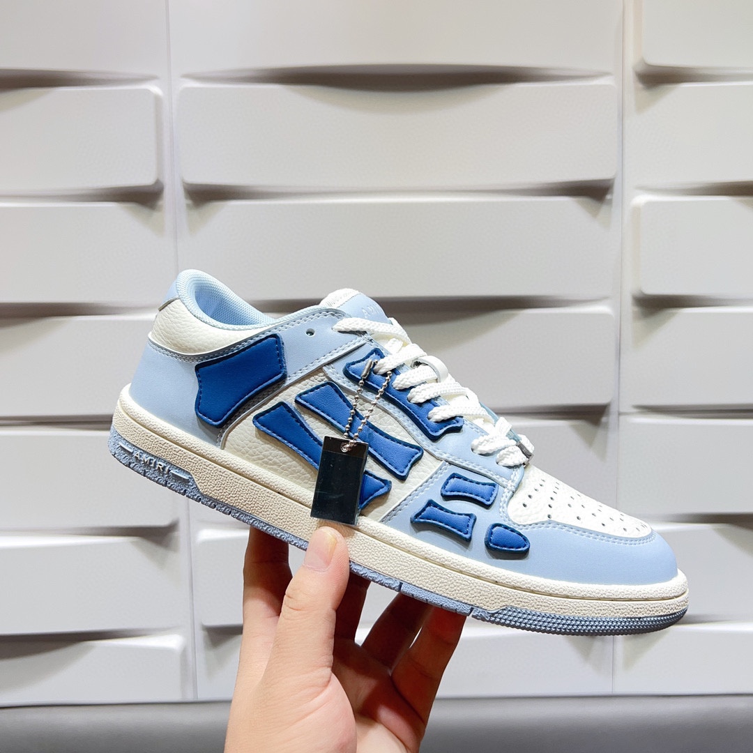 AMIRI SKELETON LOW-SKEL TOP SNEAKERS