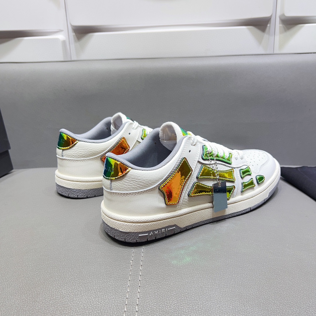 AMIRI SKELETON LOW-SKEL TOP SNEAKERS