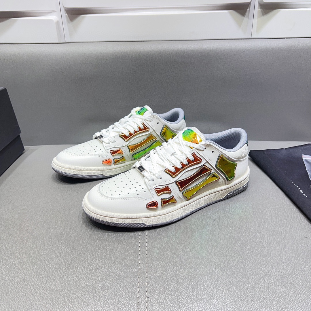 AMIRI SKELETON LOW-SKEL TOP SNEAKERS