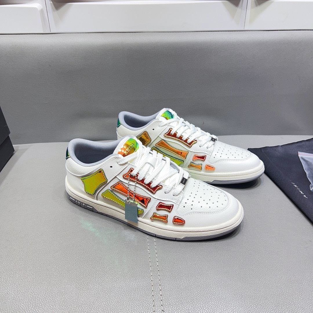 AMIRI SKELETON LOW-SKEL TOP SNEAKERS